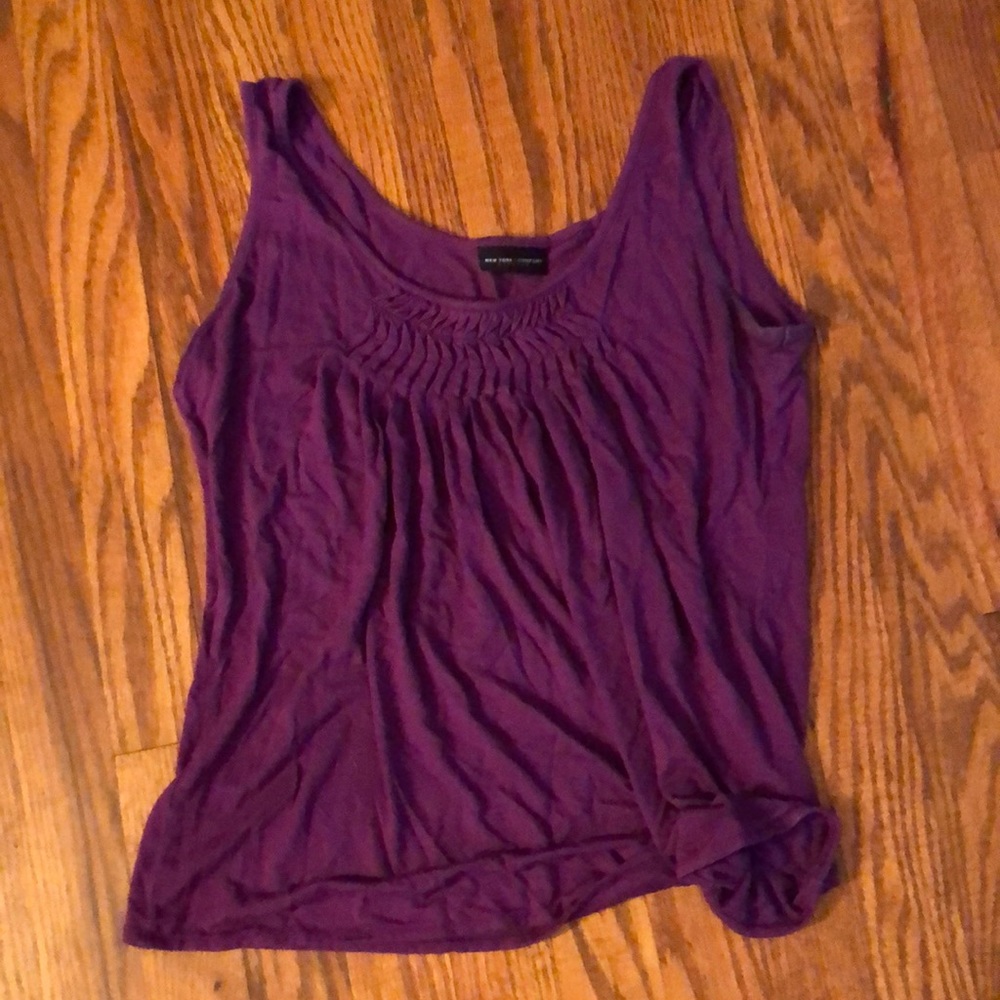 Purple tank top